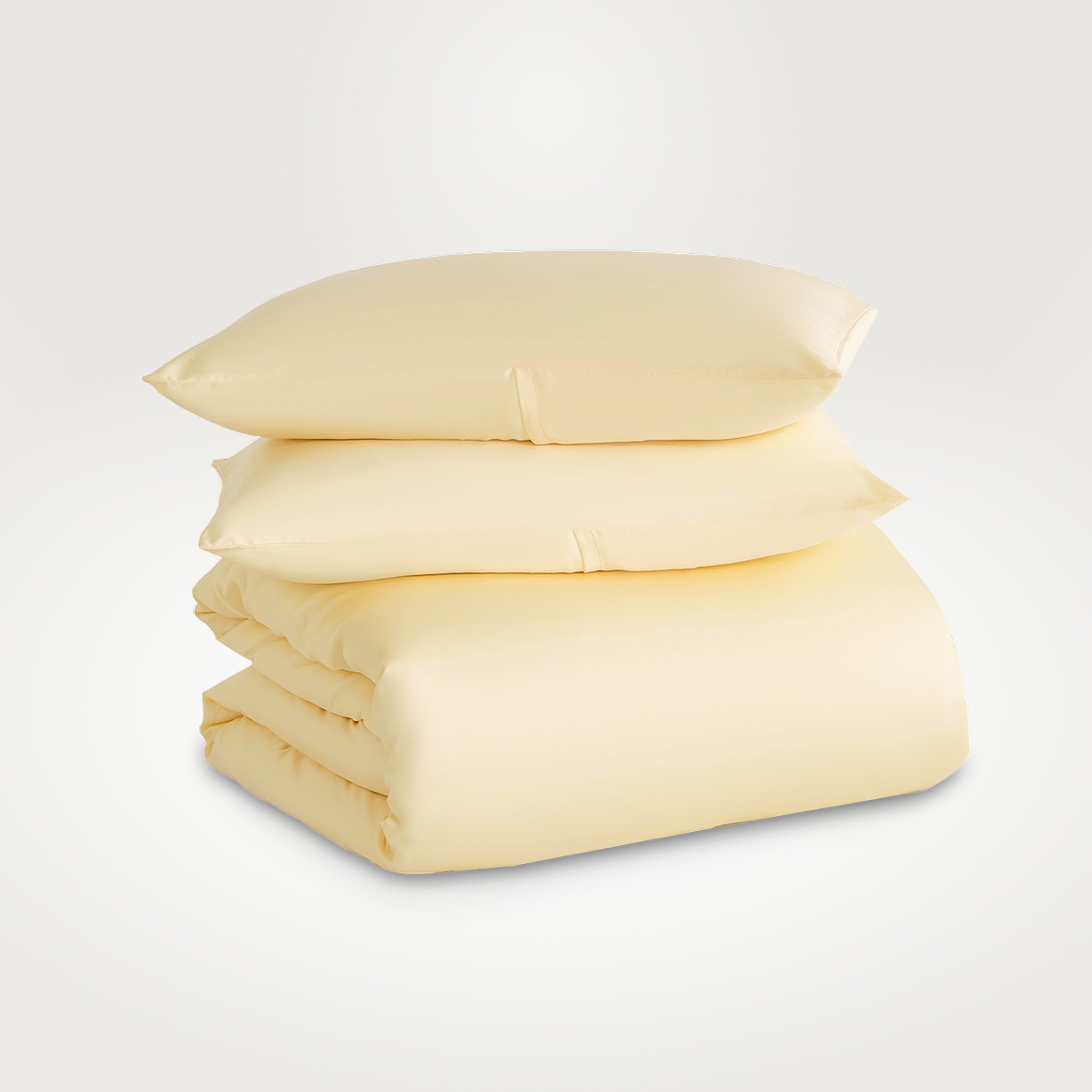Snuggle & Stay Furless Duvet Set Butter Yellow